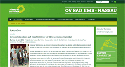Desktop Screenshot of gruene-bad-ems.de
