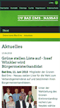 Mobile Screenshot of gruene-bad-ems.de
