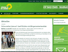 Tablet Screenshot of gruene-bad-ems.de